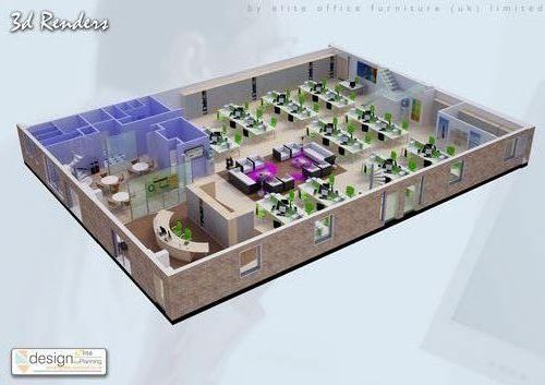 office design plan. office design and planning