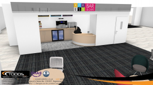 Durham Tees Valley Airport Departures Lounge