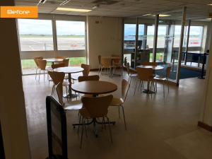 Durham Tees Valley Airport Departures Lounge