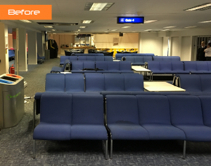 Humberside Airport Departures Lounge Refurbishment